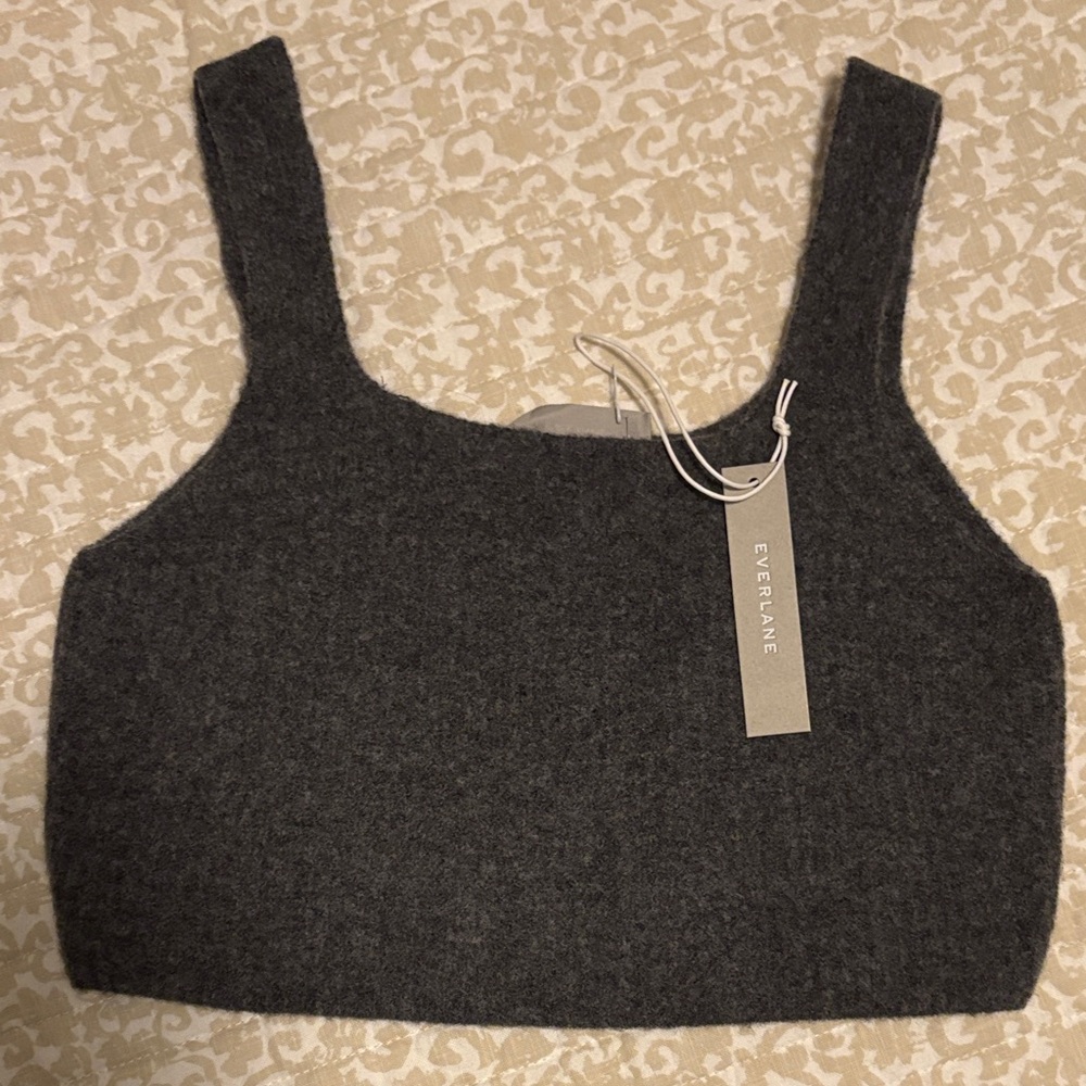 Everlane Women's Gray  crop Top